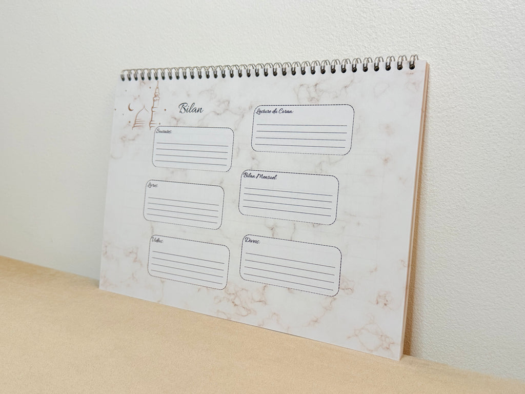 Calendrier Souraty Marbré Marron