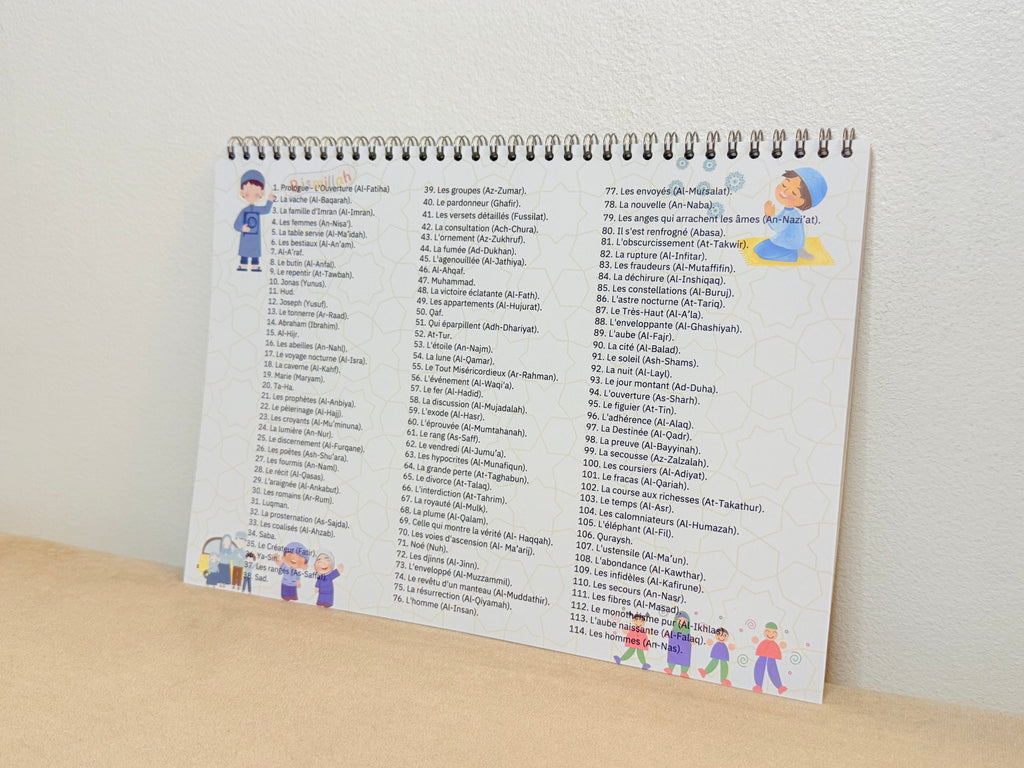 Calendrier Souraty Bleu