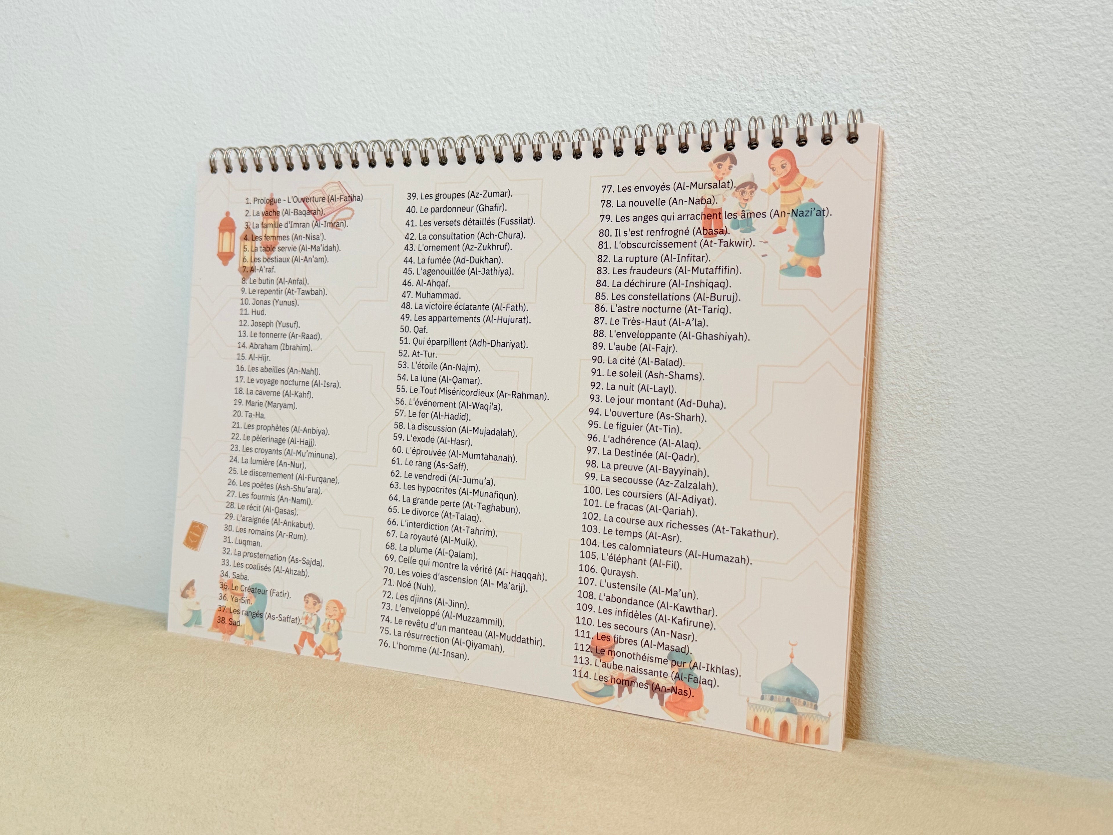 Calendrier Souraty Terracotta Enfant