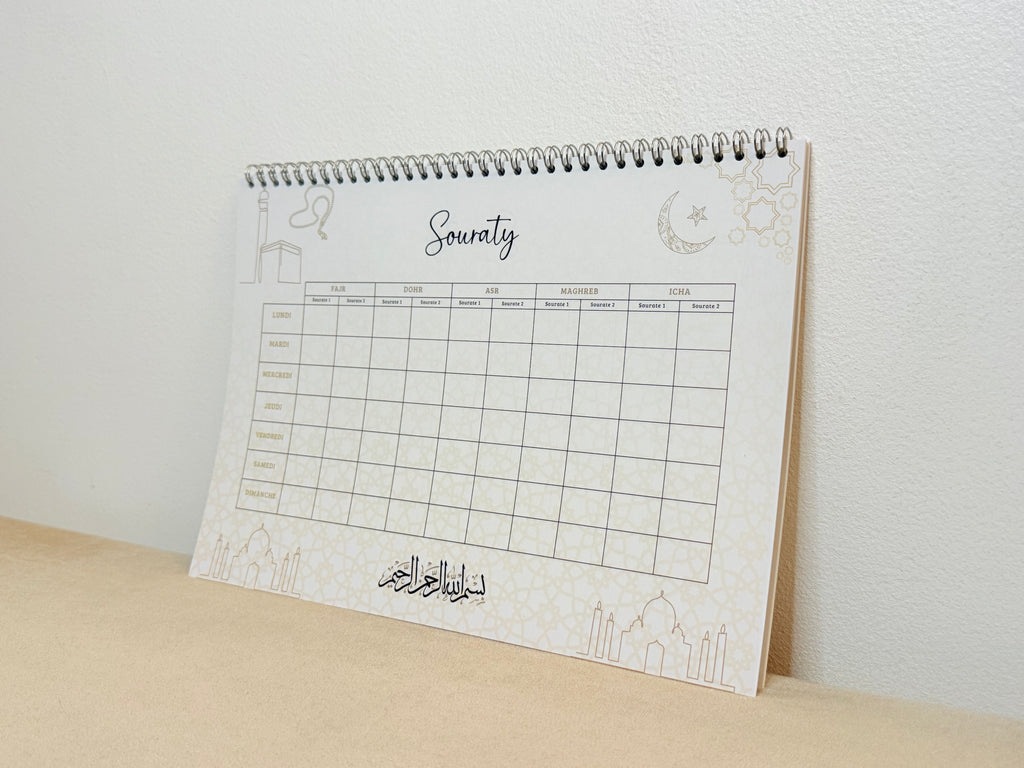 Calendrier Souraty Beige