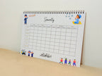 Calendrier Souraty Bleu