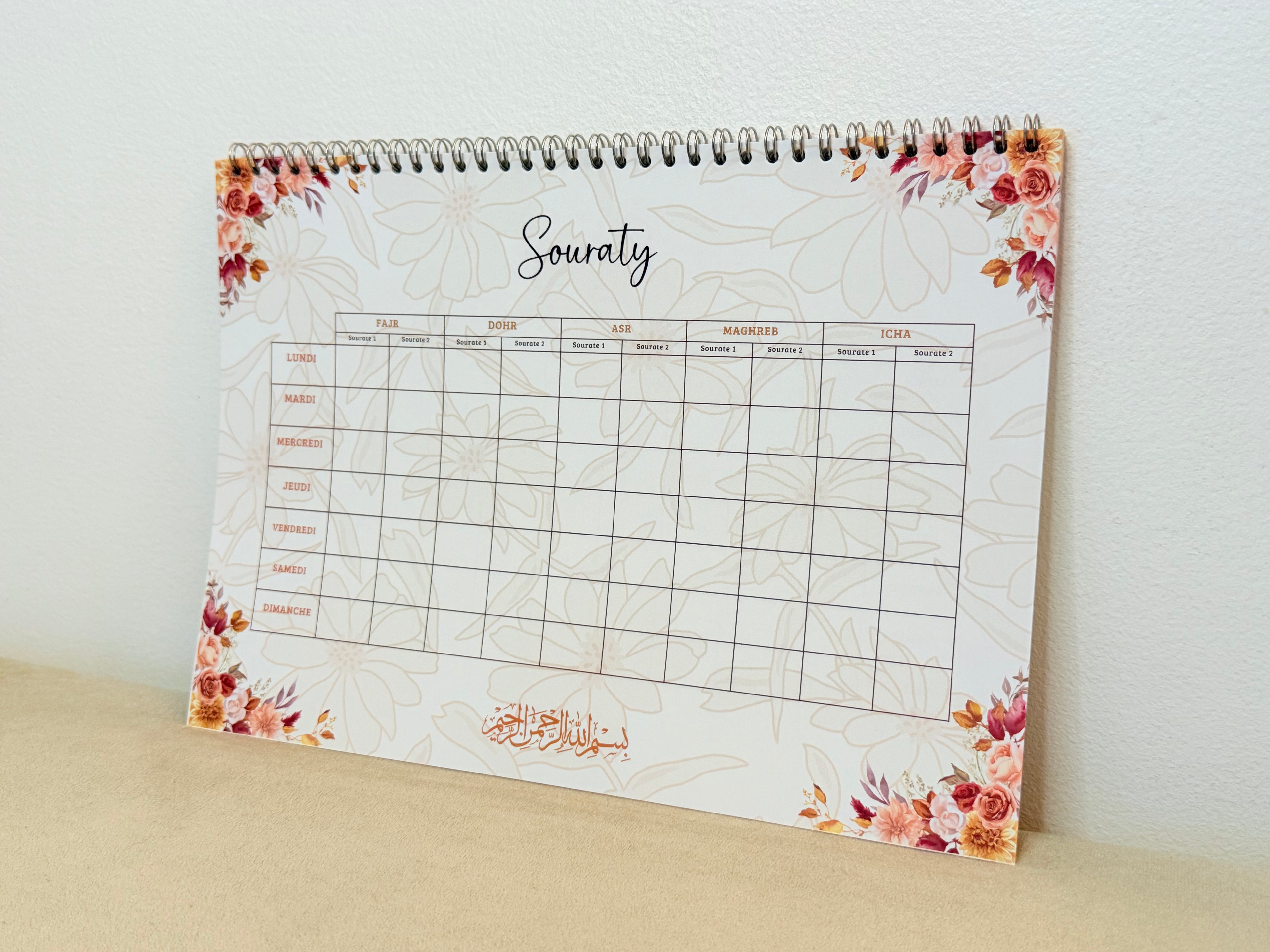 Calendrier Souraty Floral