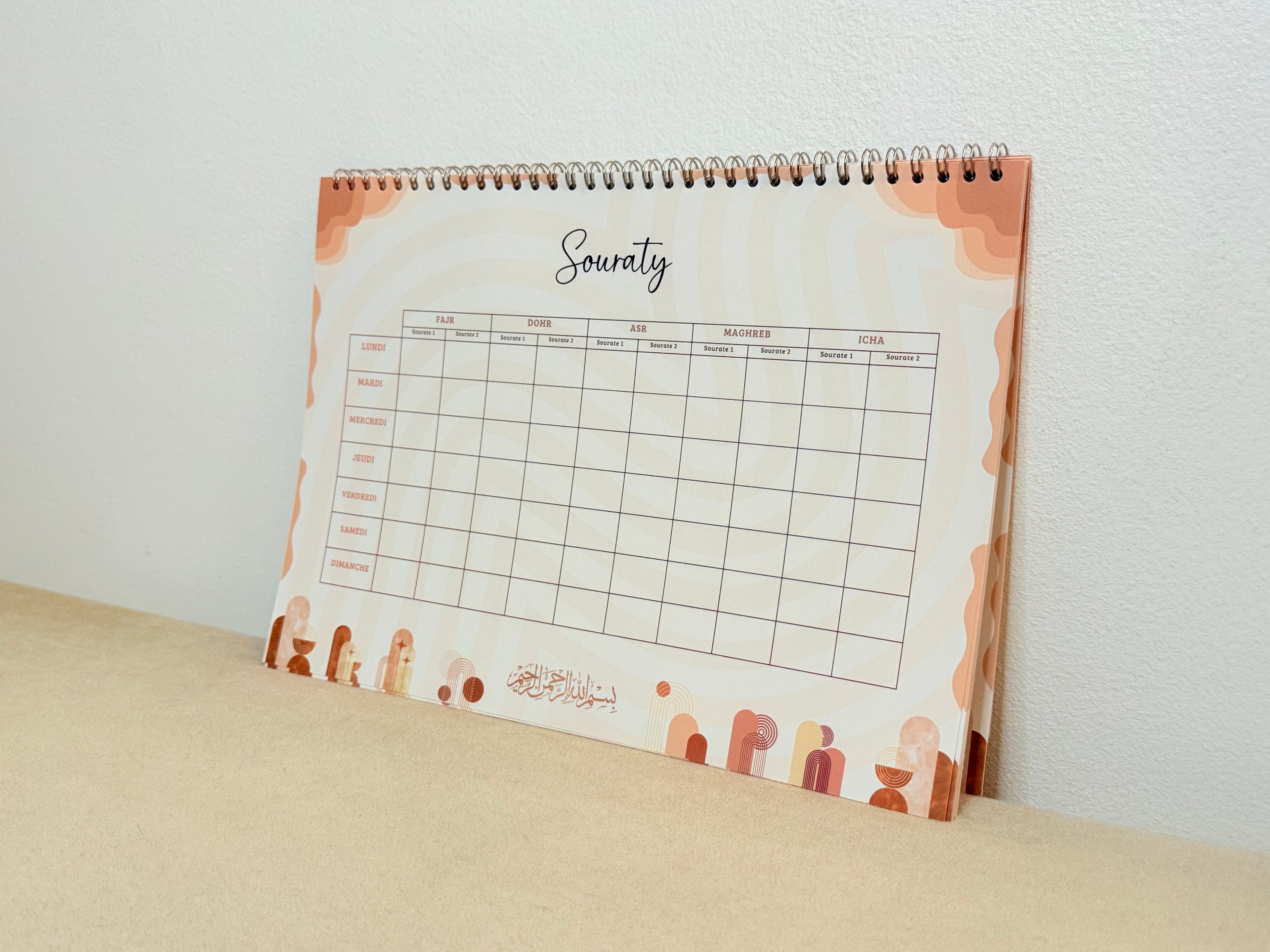 Calendrier Souraty Terracotta
