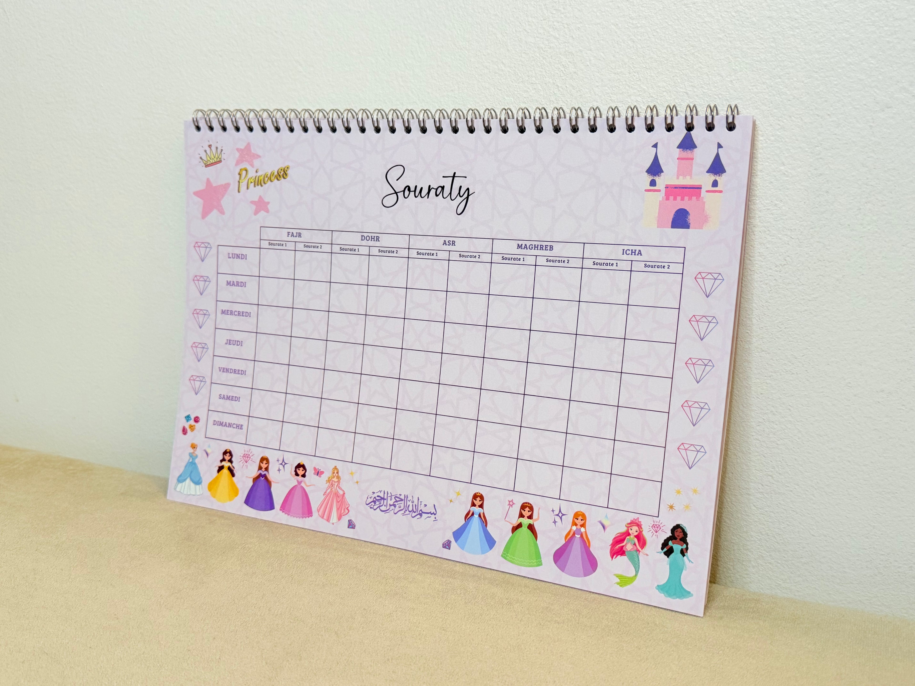 Calendrier Souraty Princesse