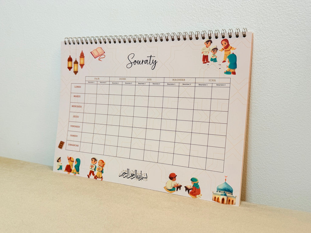 Calendrier Souraty Terracotta Enfant