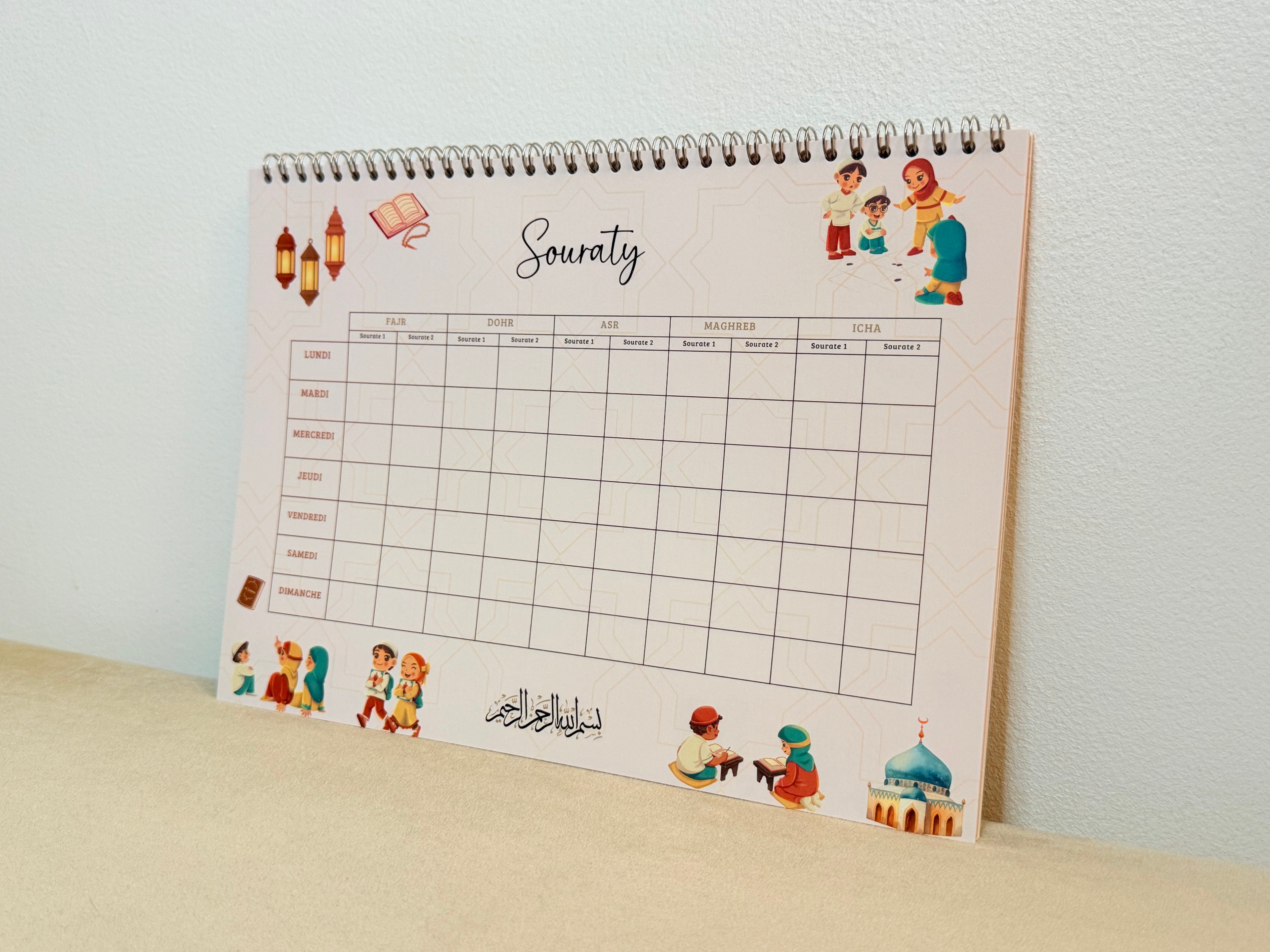 Calendrier Souraty Terracotta Enfant