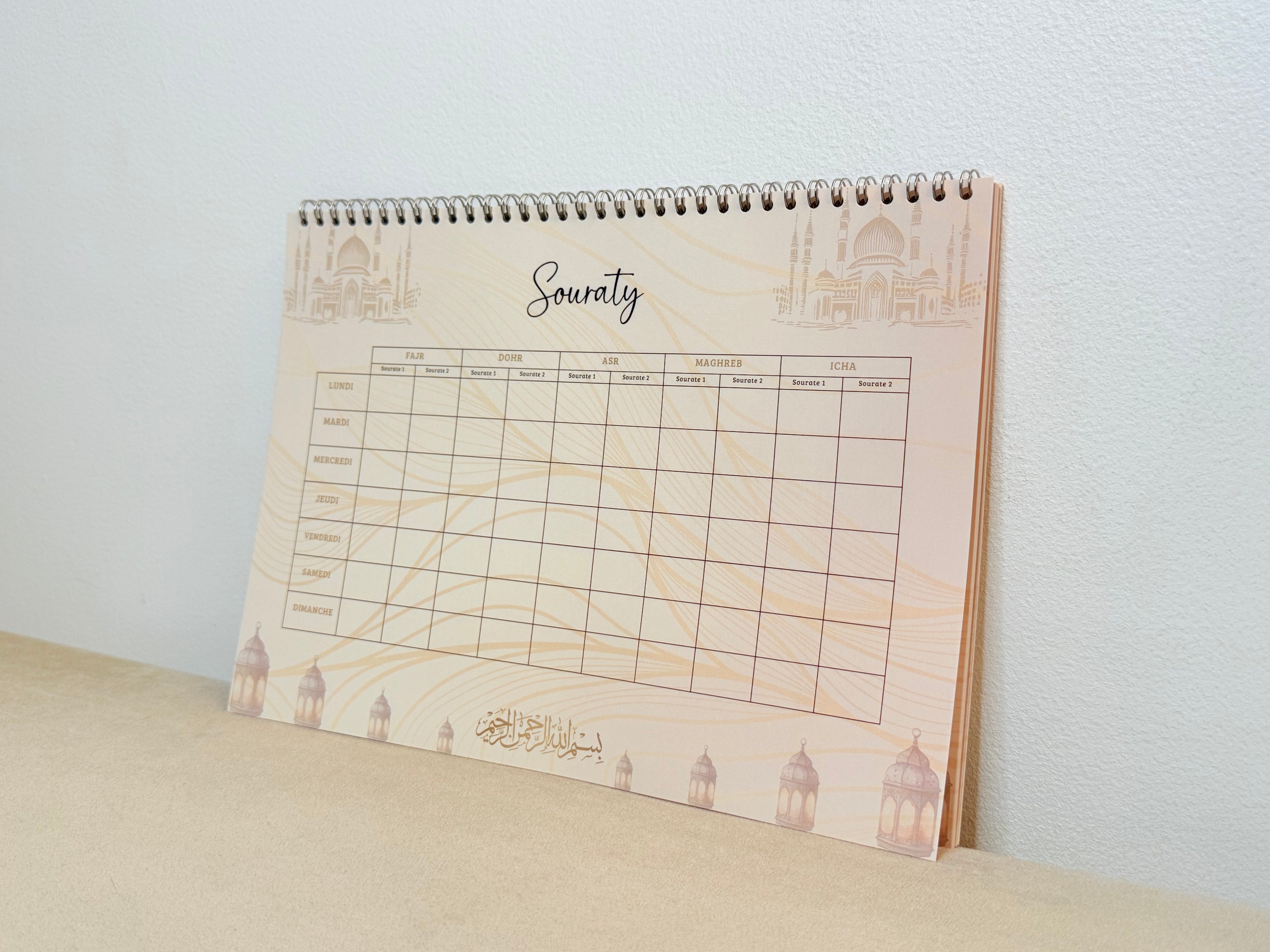 Calendrier Souraty Sable