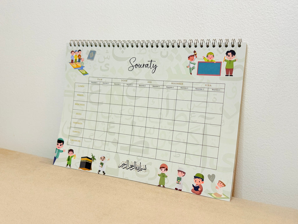 Calendrier Souraty Vert